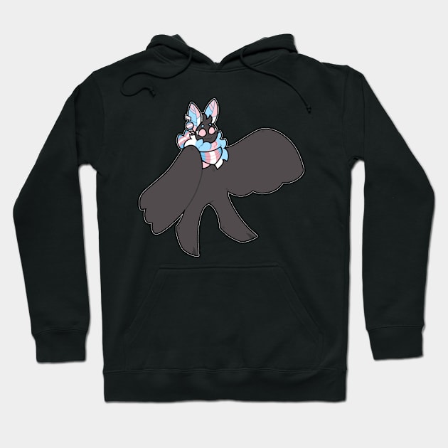 Transgender Mothman Hoodie by Crisis Arts